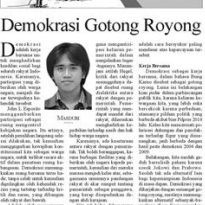 Demokrasi Gotong Royong